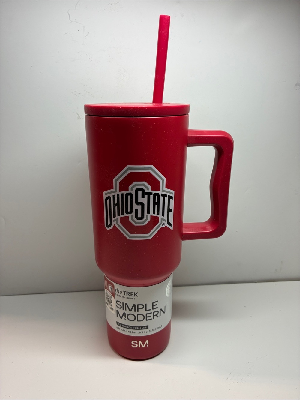 NEW NCAA Officially Licensed Ohio State Simple Modern Trek Tumbler 40oz